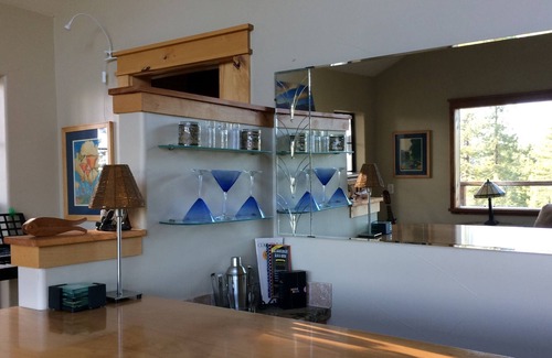 Meeks Bay House | Elegant Craftmanship and art elevate this space to a very special retreat.