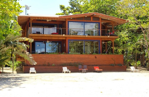 Palmetto Bay Villa | Elegant Custom Beachfront Villa With Floor To Ceiling Glass Walls, 180 Sea-View