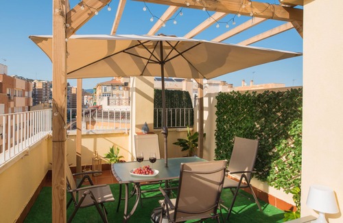 Bailen-Miraflores Apartment | Elegant duplex p/3 in Malaga with Terrace and Wifi