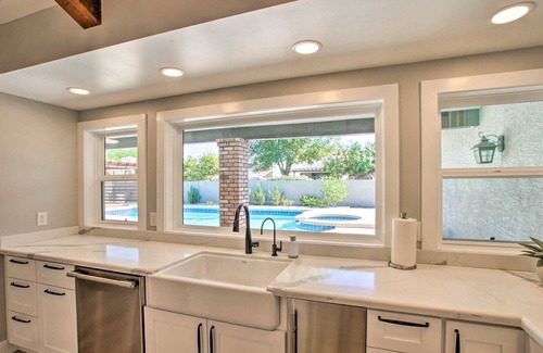 Mesa House | Elegant Escape—modern Mesa home conveniently located with private pool!