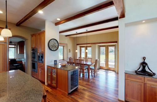 Kenwood House | Elegant five-acre estate with mountain view, W/D, & pond - close to wineries