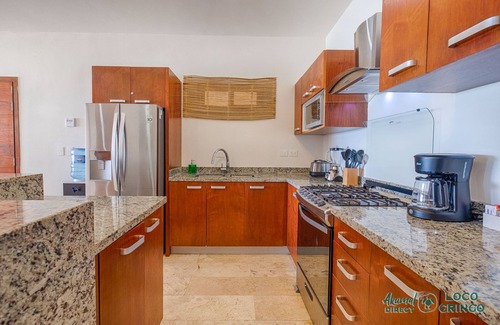 Akumal Condo | Elegant ground level beachfront condo with pool access, AC and WiFi!