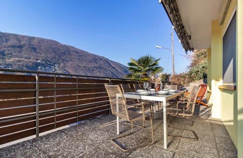 Brusino Arsizio Apartment | Elegant, Lugano Lake View, pool and private parking
