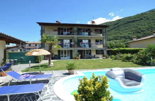 Colico Apartment | Elegant & Spacious Lakefront Retreat with Pool, Beach Access & Panoramic Views