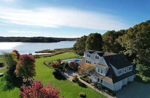Pawcatuck House | Elegant Waterfront Estate On 2 Acres ~ Private Pool ~ 12 min from Mystic!