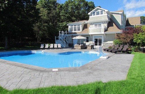 Pawcatuck House | Elegant Waterfront Estate On 2 Acres ~ Private Pool ~ 12 min from Mystic!