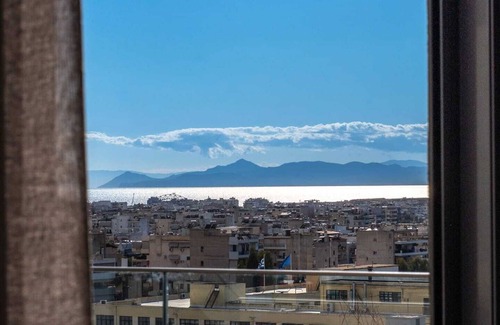 Moschato-Tavros Condo | Elite Penthouse with Pool and Skyline View