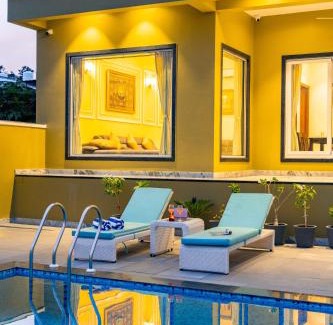 Udaipur District Villa | ELIVAAS LakeMount 2-BHK Getaway with Private Pool, Open-Air Gazebo & Terrace At Fatehsagar Lake