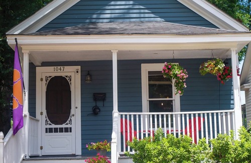 Columbia House | Elmwood’s Blue Bungalow