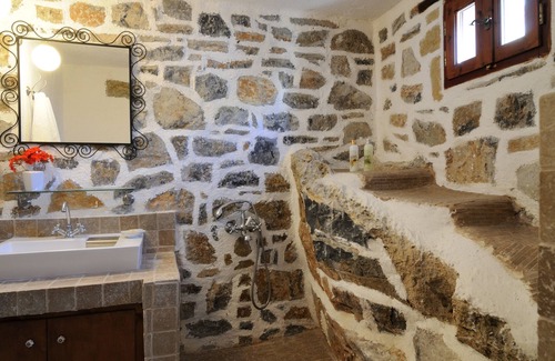 Elounda Villa | Elounda Art Traditional Suites - Cactus Suite- Overviewing spectacular Elounda