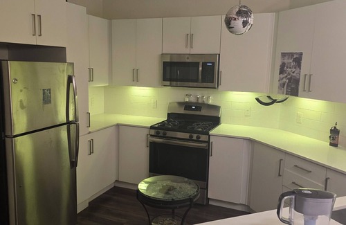 Downtown Las Vegas Apartment | Elvis' love chamber private and quiet and crazy amenities