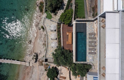 Barbati Villa | Elysian Shore Villa - Beach front - private pool - private beach - Sea views