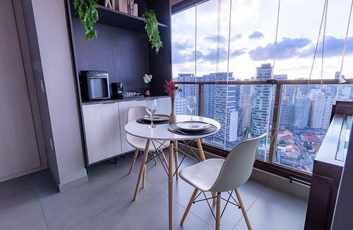 Vila Nova Conceicao Apartment | Elysium Vila Nova Conceição | Studio with Wi-Fi + Kitchen