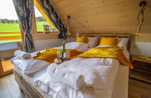 Ostrowsko Villa | EM Gorce Resort komfortowe domki z sauną i jacuzzi