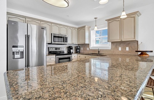 Crystal Beach Condo | Emerald Dunes 201 | Beachfront | Heated Pool+ Spa | Updated | Gated | Beach Gear