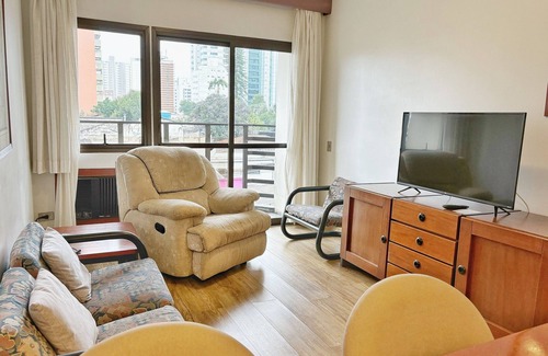 Centro House | ENB Flat Hotel em SBC p/2 pp Espaço e Conforto