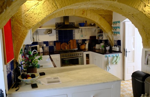 Gharb House | Enchanting converted farmhouse with private pool and mature garden with seaviews