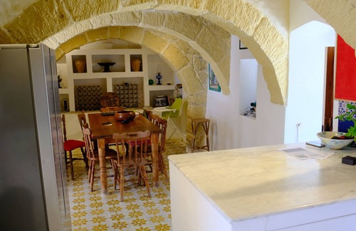 Gharb House | Enchanting converted farmhouse with private pool and mature garden with seaviews