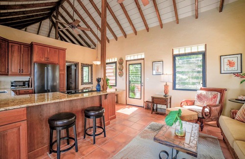 Estate Carolina Villa | Enchanting! HUGE VIEW, 1-3 BR, pool, decks, gardens, styled comfort, privacy,