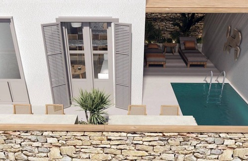 Skiros Villa | Endearing Skyros Suite | Ocean Suite | 1 Bedroom | Private Pool | Garden View |.