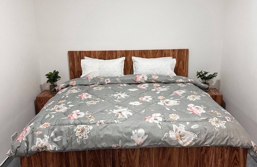 Accra Cabin | Enjoy a comfortable room with all the essentials for a great stay.