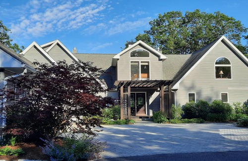 Hancock House | Enjoy a secluded shoreline home mid-way between the 2 parts of Acadia Natl Park!
