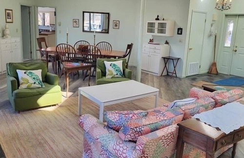 Eagles Mere Cottage | Enjoy a sunset view from the deck at "Pineapple" in Eagles Mere