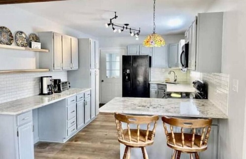 Littleton House | Enjoy Lake Gaston with our private dock and deep water. Available August 18-28