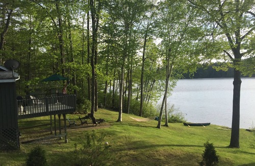 Winthrop House | Enjoy Sunset views on tranquil Dexter Pond