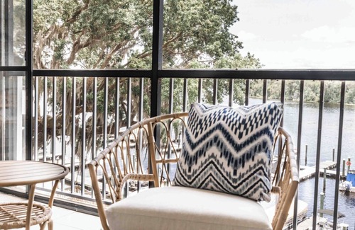 Welaka Condo | Enjoy sunsets on the St. Johns River- Waterfront Property with boat slip!