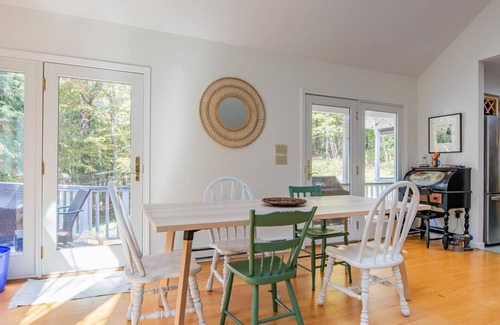 Eagles Mere House | Enjoy the calming views of the woods at "Treeside" in Eagles Mere