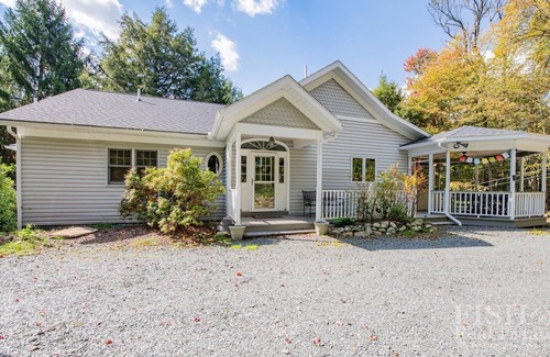 Eagles Mere House | Enjoy the calming views of the woods at "Treeside" in Eagles Mere
