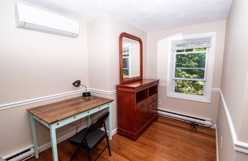 Saunderstown House | Enjoy the deck with pond view! Great Location, Rt 1A. 4 BR-all Queens, 2.5 Bath