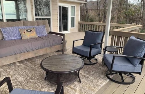 Athens House | Enjoy this SPECTACULAR VIEW of Lake Wheeler from our beautiful 4 bedroom home!