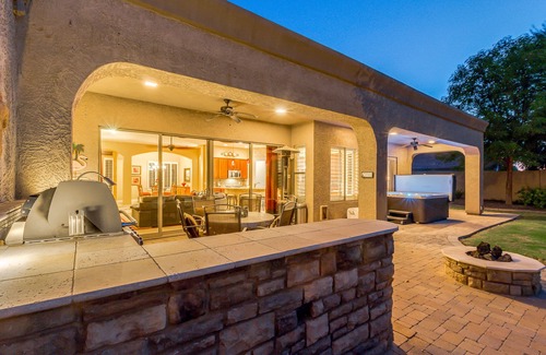Gilbert House | Enormous Resort Style Home with a Basement