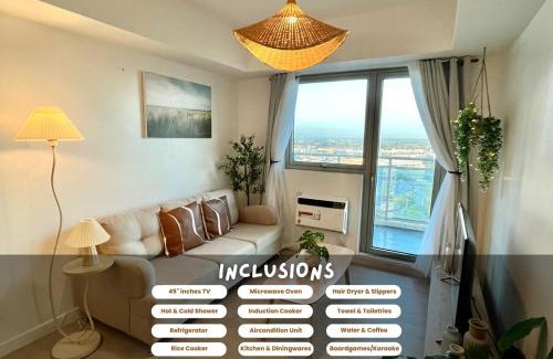 San Fernando Apartment | Entire 1BR with Queen Bed, Spacious Balcony & NLEX View