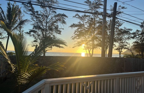Punaluu House | Entire House, Ocean front, White Sand Beach across the street.