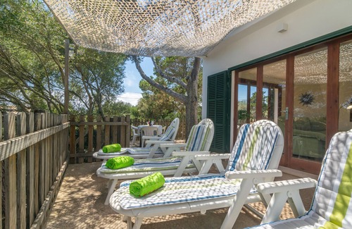 Cala s'Almonia House | ES JAÇ - Chalet with terrace in Cala s'Almonia.