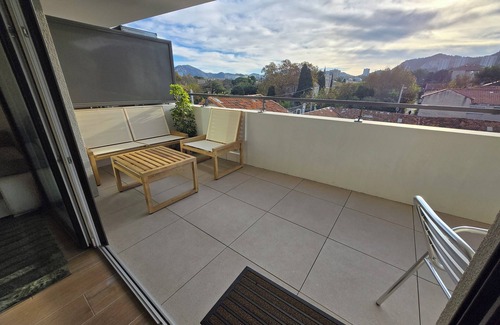 Vielle-Chapelle Apartment | Escale Cozy: Between Sea and Mountain Mobility Lease