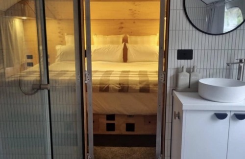 Buninyong House | Escape to a unique retreat with Miss Beddy, recently renovated Bedford bus