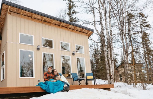 Anchorage Cabin | Escape to Ranger's Roost Cabin, our dog-friendly retreat for two, in the serene Eklutna Valley.