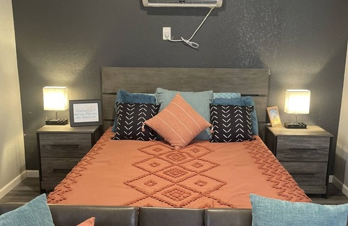 Brazoria Cabin | Escape to Serenity: Discover the Rustic Charm of the Wade Cabin at Tripl RV Park