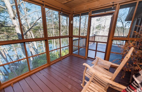 Mill Spring Ski Chalet | Escape to Tranquility: Stunning Lakefront Mountain Chalet with Breathtaking View