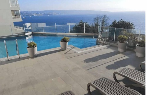Renaca Apartment | Estudio con Vistas al mar y los Atardeceres mas Hermosos del Mundo