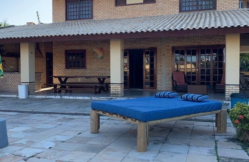 Loteamento Parque das Fontes House | Excellent beach house with sea views, pool with waterfall and terrace