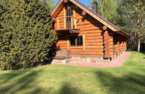 Hara Apartment | Excellent log house with a sauna in Lahemaa!