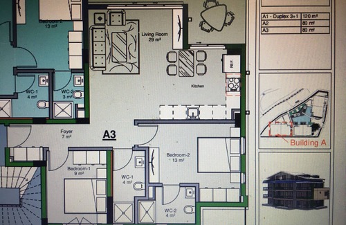 Belek Apartment | Excellent Mountain View Apartment sleep 4-6
