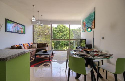 Akumal Apartment | Exceptional 2Story Penthouse with Hot Tub and Rooftop Terrace in Bahia Principe