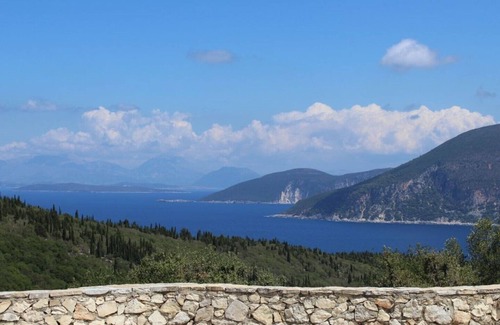 Chalikeri House | Exceptional sea views from this delightful villa nestled into the hillside.