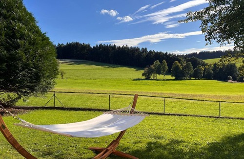 Rimbach Apartment | Exclusive 92m2 vacation apartment with access to the terrace and garden - natural idyll on the Hohenbogen